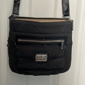 Brighton microfiber cross body with adjustable strap